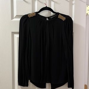 Zara Tunic style top with shoulder detail